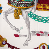 Hermès Le Timbalier Silk 90 Scarf Tuch