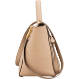 Celine Beige Grained Leather Belt Handbag