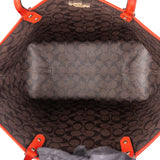 Coach Grained Leather Reversible City Tote Shoulder Bag