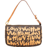 Louis Vuitton Limited Monogram Graffiti Pochette Accessoires Handbag