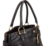 Burberry Pebbled Leather Baynard Tote Handbag