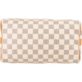 Louis Vuitton Monogram Damier Azur Canvas Speedy 25 Bandoulière Handbag