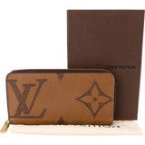 Louis Vuitton Monogram Giant Reverse Canvas Zippy Wallet