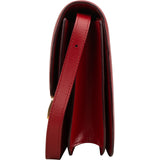 Celine Classic Red Boxcalf Leather Medium Box Crossbody Bag