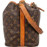 Louis Vuitton Monogram Canvas Sac Noé Petit Shoulder Bag