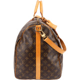 Louis Vuitton Monogram Canvas Keepall 60 Bandoulière Travel Bag