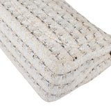 Chanel Quilted Tweed Single Flap Crossbody Bag