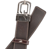 Gucci Multicolor Leather GG Supreme Canvas Reversible G Buckle Belt (85/34)