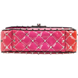Valentino Garavani Ombre Quilted Patent Leather Rockstud Spike Small Crossbody Bag