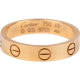 Cartier Au 750 Gold LOVE Wedding Band Ring (#49)