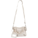 Balenciaga White Leather Small City Handbag