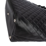 Chanel Quilted Lambskin Cambon Ligne Jumbo Tote Shoulder Bag