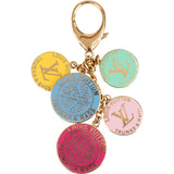Louis Vuitton Gold Multicolor Pastilles World Tour Bag Charm