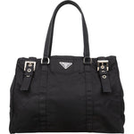 Prada Tessuto Nylon Buckle Tote Handbag - vintageandkickz