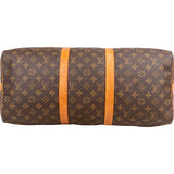 Louis Vuitton Monogram Canvas Keepall 50 Bandoulière Travel Bag