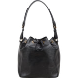 Louis Vuitton Noir Epi Leather Sac Noé Petit Shoulder Bag