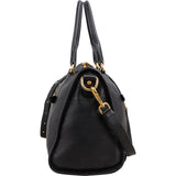 Prada Black Grained Vitello Daino Leather City Handbag