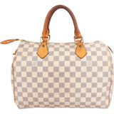Louis Vuitton Monogram Damier Azur Speedy 30 Handbag