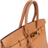 Hermès Natural Courchevel Leather Birkin 35 Handbag