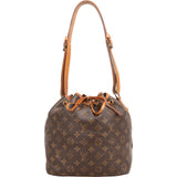 Louis Vuitton Monogram Canvas Sac Noé Petit Shoulder Bag