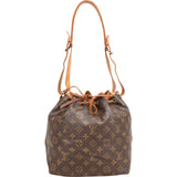 Louis Vuitton Monogram Canvas Sac Noé Petit Shoulder Bag
