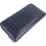 Loewe Leather Monogram Anagram Zip Around Wallet