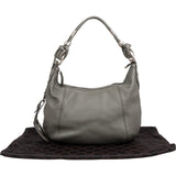 Gucci Pebbled Leather Horsebit Hobo Shoulder Bag