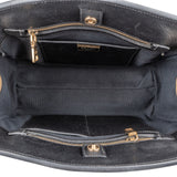 Prada Saffiano Bicolor Leather City Tote Handbag