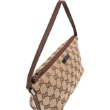 Gucci Monogram GG Canvas Boat Pochette Handbag
