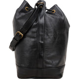 Louis Vuitton Noir Epi Leather Sac Noé Grande Shoulder Bag