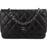 Chanel Quilted Lambskin Wallet on Chain Crossbody Bag