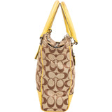 Coach Monogram Signature Canvas  Carryall Handbag