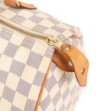 Louis Vuitton Monogram Damier Azur Canvas Speedy 30 Handbag