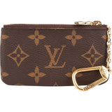 Louis Vuitton Monogram Canvas Key Pouch Wallet Pochette Cles M62650
