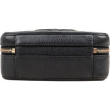 Chanel Caviar Leather Filigree Vanity Case Crossbody Bag