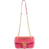 Gucci Monogram Velvet GG Marmont Crossbody Bag