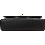 Chanel Quilted Lambskin 24K Gold Medium Double Flap Shoulder Bag