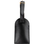 [🔄️B10 / F78] Louis Vuitton Noir Leather Luggage Tag - vintageandkickz