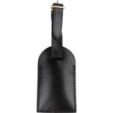 [🔄️B10 / F78] Louis Vuitton Noir Leather Luggage Tag - vintageandkickz