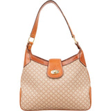 Celine Monogram Macadam Canvas Turn-Lock Shoulder Bag