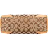Coach Monogram Signature Canvas Hampton Carryall Handbag