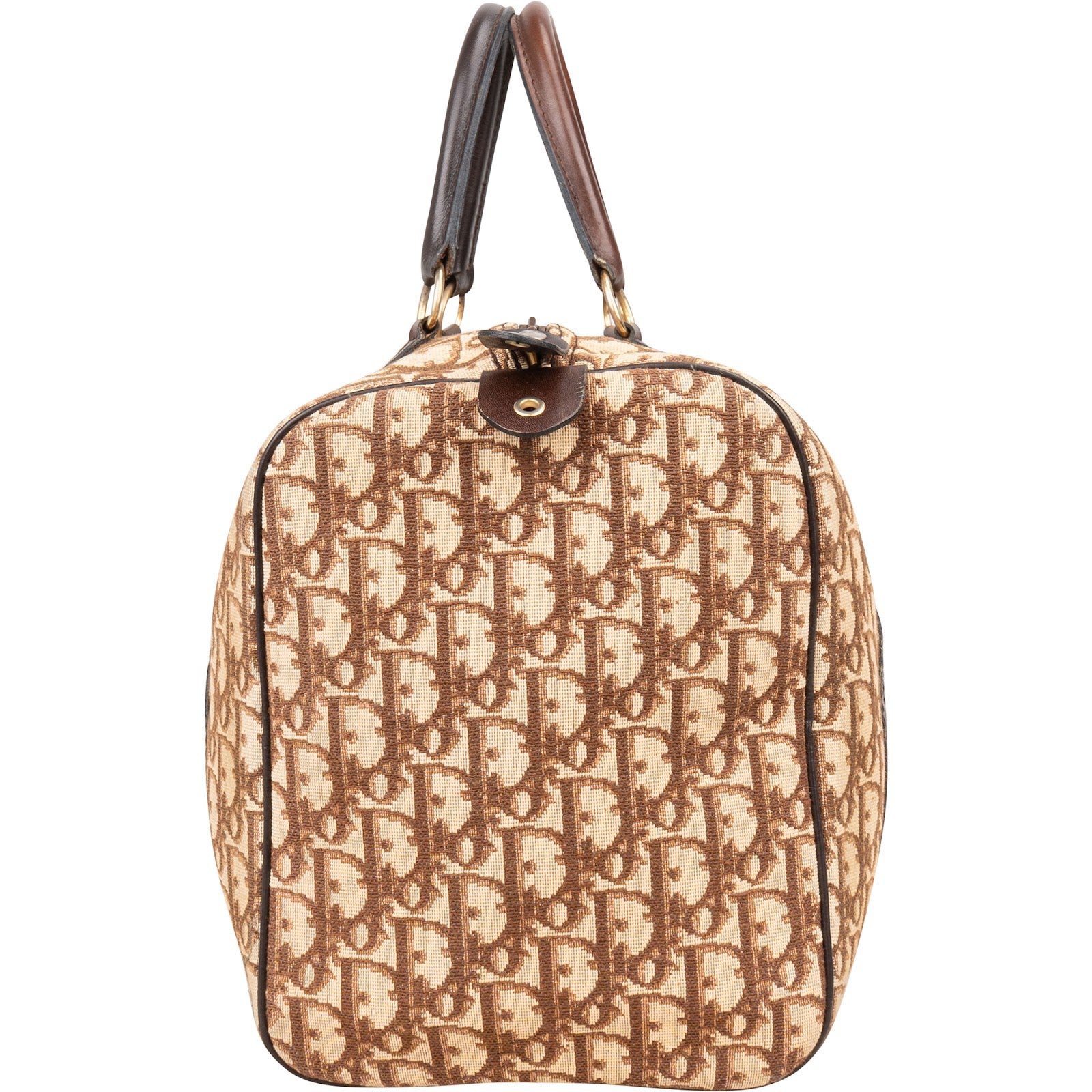 Christian Dior Trotter Monogram Boston 40 Handbag - vintageandkickz