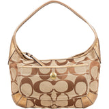 Coach Monogram Signature Canvas Hobo Shoulder Bag
