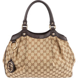 Gucci Monogram GG Canvas Sukey Hobo Handbag