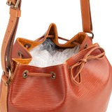 Louis Vuitton Cognac Epi Leather Sac Noé Grande Shoulder Bag