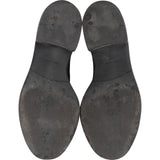 Prada Black Brushed Leather Loafers (38)