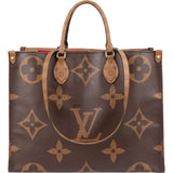 Louis Vuitton Monogram Giant Reverse Canvas OnTheGo GM Shoulder Handbag