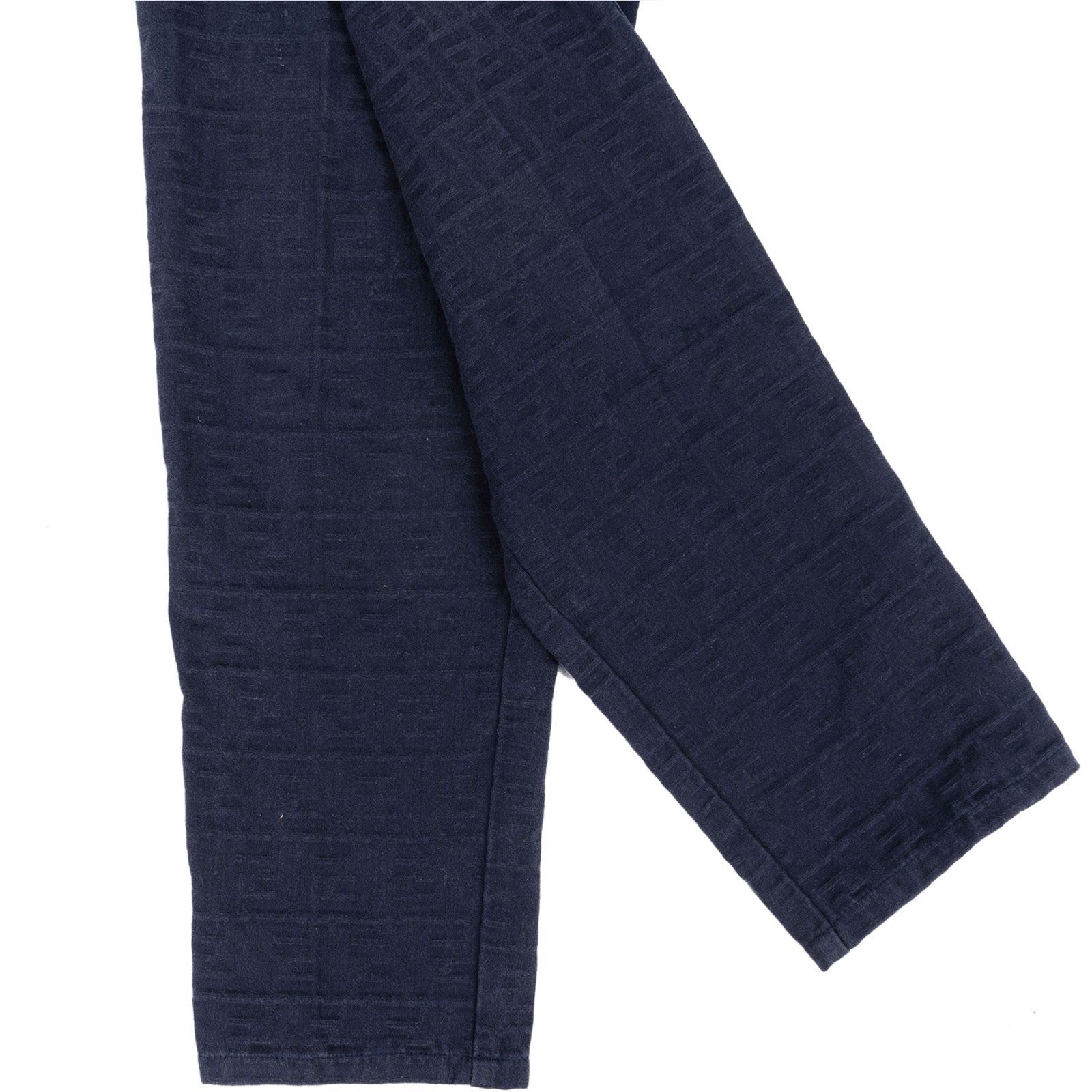 [🔄️B33 / F72] Fendi Navy Leather Jeans Trousers - vintageandkickz