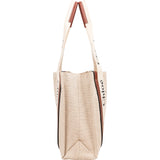 Chloé Canvas Medium Woody Tote Shoulder Bag
