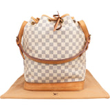 Louis Vuitton Monogram Damier Azur Canvas Sac Noé Grande Shoulder Bag